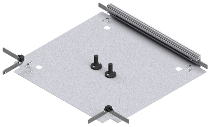Produktbild UBK 500 602.25 -  T-Verbinder zu Unterflur-Bodenkanal UBK 500, 500x60mm